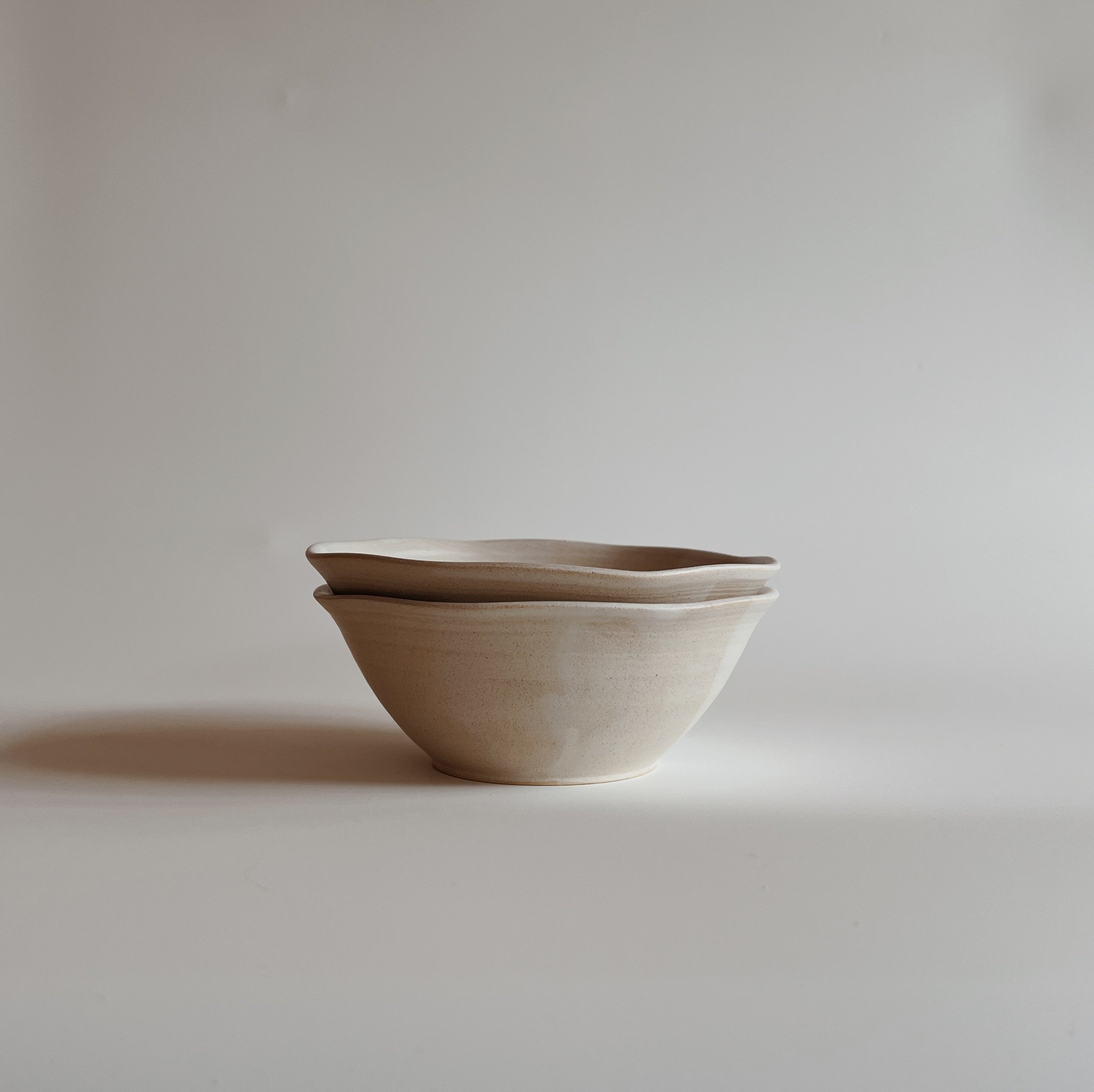 Ruffled bowl