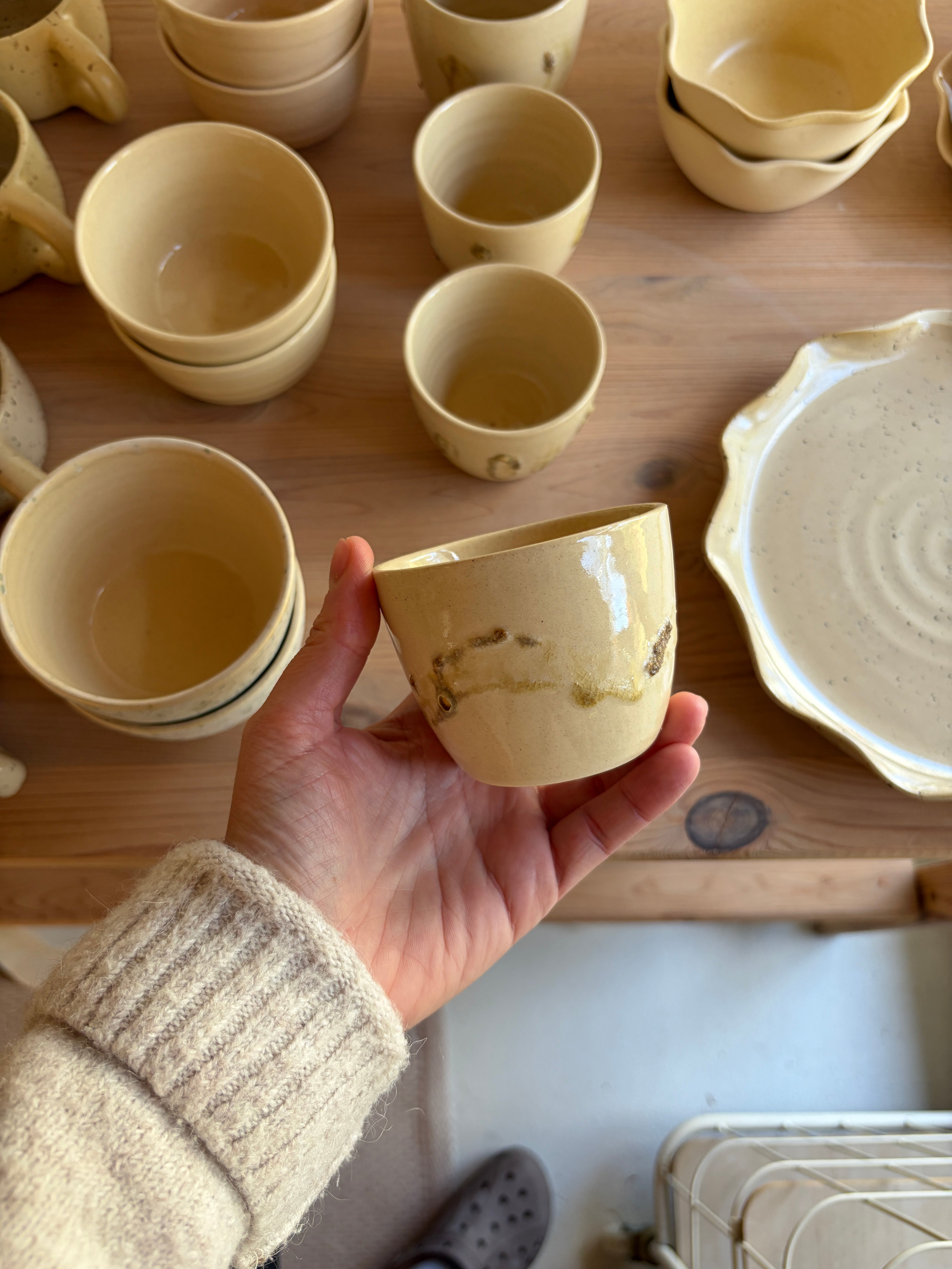 Cup klein, wilde klei nr.1