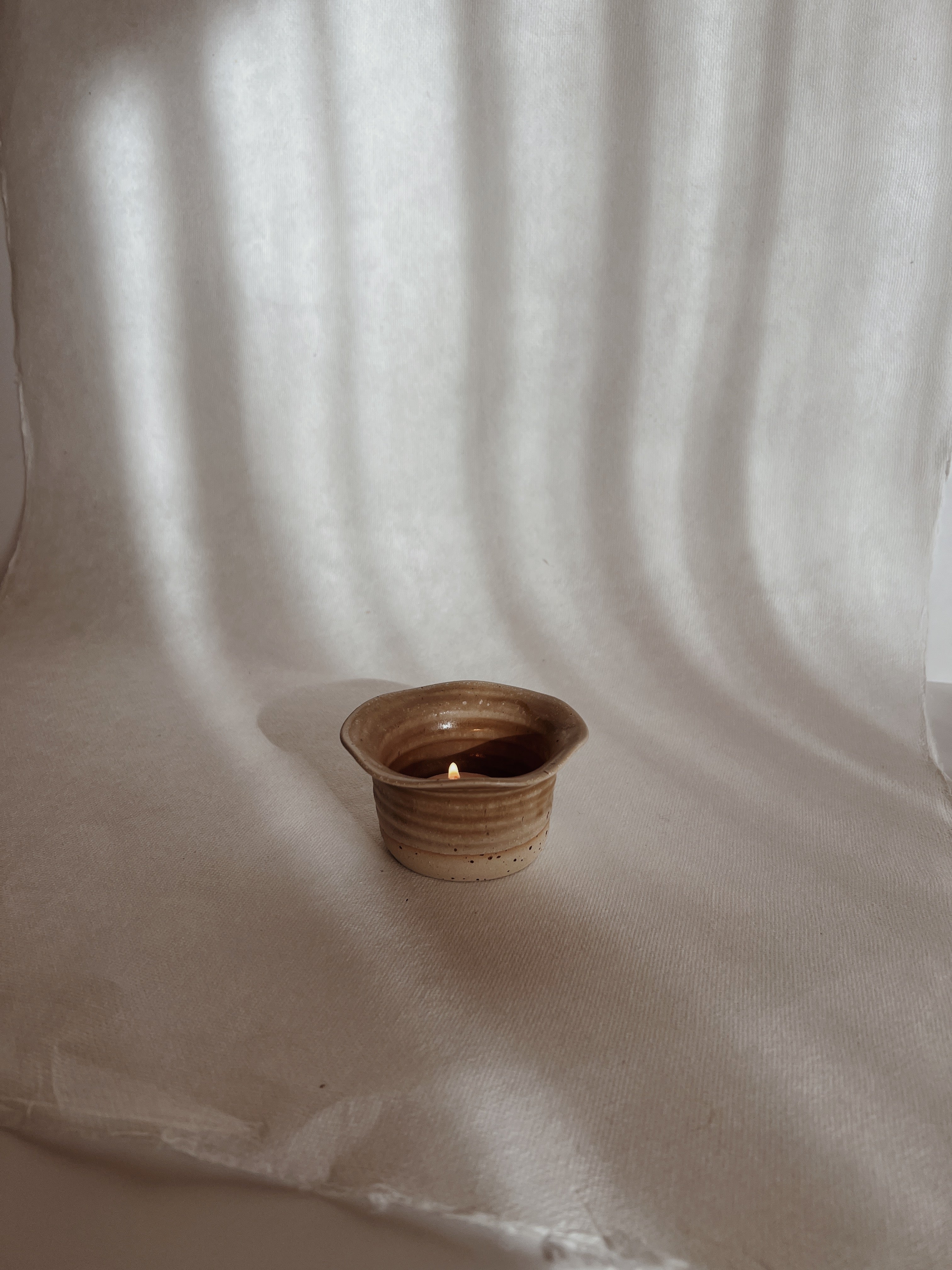 Theelicht houder ruffle