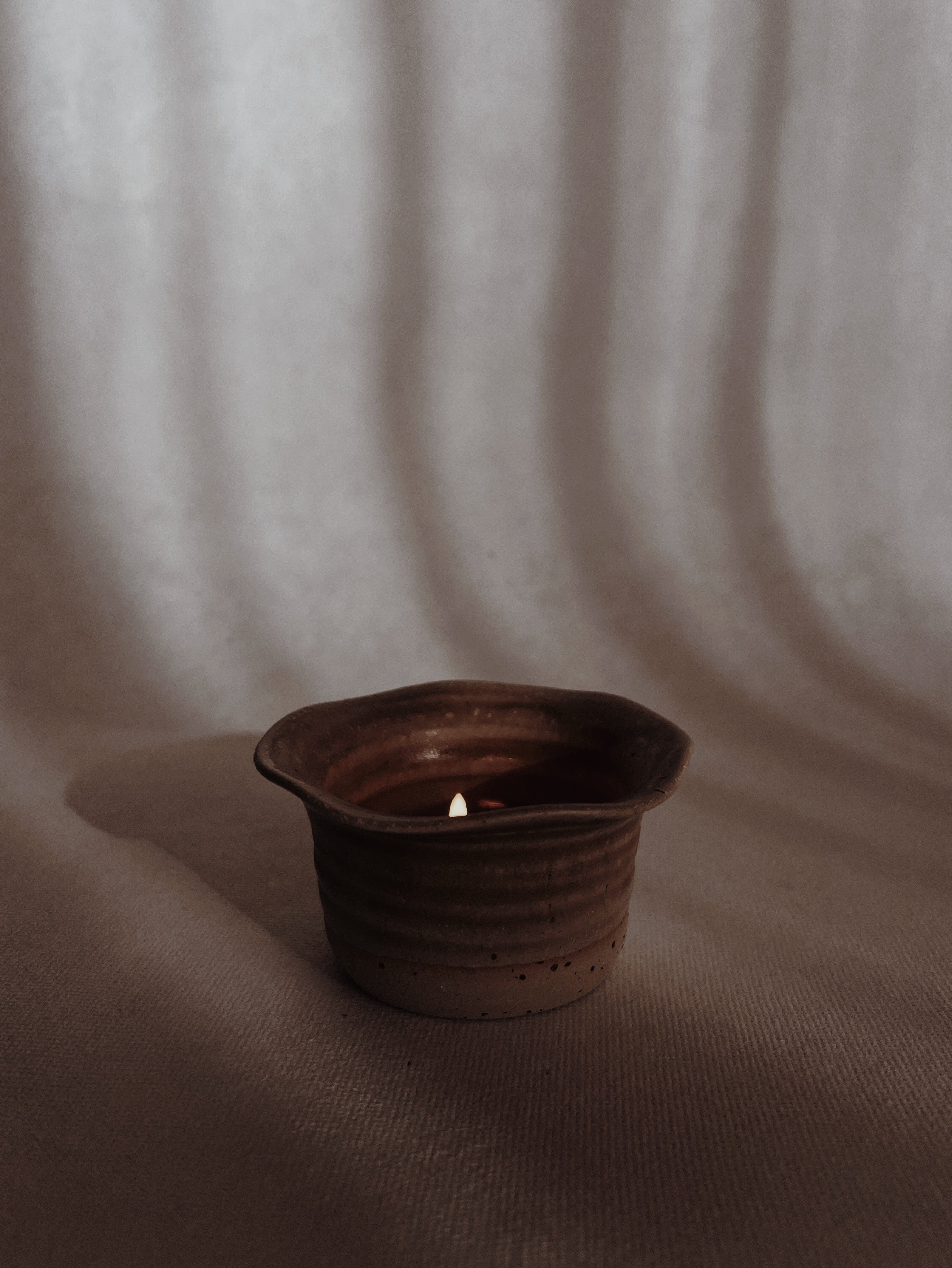 Theelicht houder ruffle